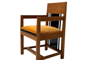 Two Art Deco Modernist High Back Armchairs by Cor Alons, 1927